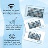 Lash Clusters 96 Pcs Cluster Lashes Eyelash Clusters DIY Cluster Eyelash Extensions Individual Lashes Thin Band & Soft(Valley,D-10-16mix)