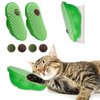 AUKSKY 2PCS Catnip Toys for Indoor Cats, Cat Toy Ball Stick on Wall with 6 Replace Catnip Balls, Cat Self Groomer, Cat Face Scratchers, Catnip Wall Balls for Cats Lick