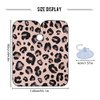 Leopard Print Cheetah Pink Barber Cape Salon Cape Haircut Apron Hair Cut Cape Waterproof, 55"x65"
