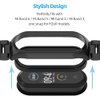 MIJOBS Mi Band 7 Mi Band 6 Strap for Xiaomi Mi Band 5 4 3, Stainless Steel Watch Band Metal Replacement Bracelet Wristband for Mi Smart Band 5