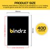 bindrz 400 Trading Card Sleeves - 45 Micron Thick - 66 x 92mm - High Clarity Classic Penny Sleeves for TCG MTG and Sports Cards (400 Sleeves)