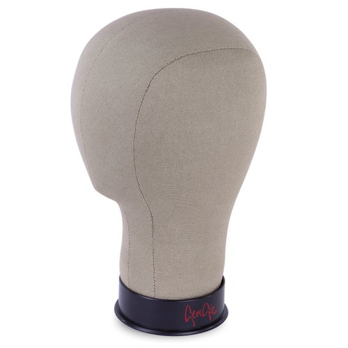 11.5" Tall Canvas Wig Head, cork filled (20"- 25") - (23" Circumference)