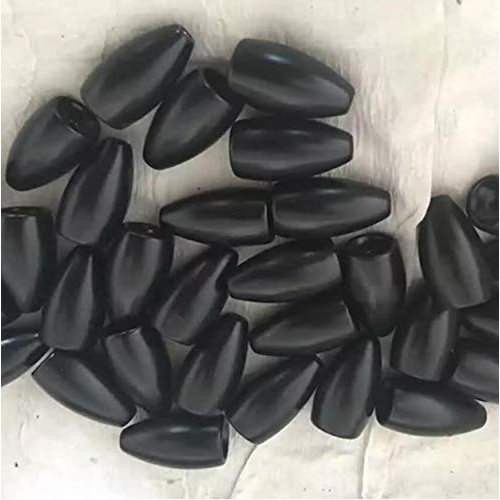 Rudder 12 PCs Tungsten Weights Fishing Sinkers Flipping Weight Worm Green Pumpkin Black (Black, 5/16 oz (12 per pk))