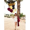 Graduation Decorations Maroon Gold 2024/Burgundy Graduation Party Decorations/Maroon Gold Black Burgundy Black Gold White Balloons FSU/Wizard Party Decorations/Burgundy Gold Birthday