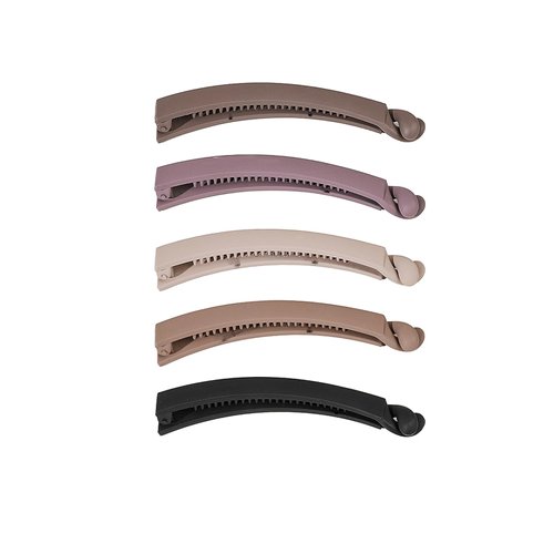 MYEAST 5 Pcs Banana clips hair French hair pin Vintage Clips for Hair,4.5 in Flexible Ponytail Holder Fashion Durable Styling Paris Hair Accessories for Wome nand Girls