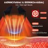 Red Light Therapy Neck Shoulder,Rechargeable Light for Body with Massage and Timer,Wearable 660nm&850nm Red Light Wrap Pads for Body at Home