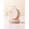 I'M MEME Skin Fit Tone Up Pact | with Puff, Flawless Finish with Aqua Sebum, Soft & Velvet Pressed Powder Compact, Smooth Pores & Fine Lines, Korean Makeup, 0.35 Oz