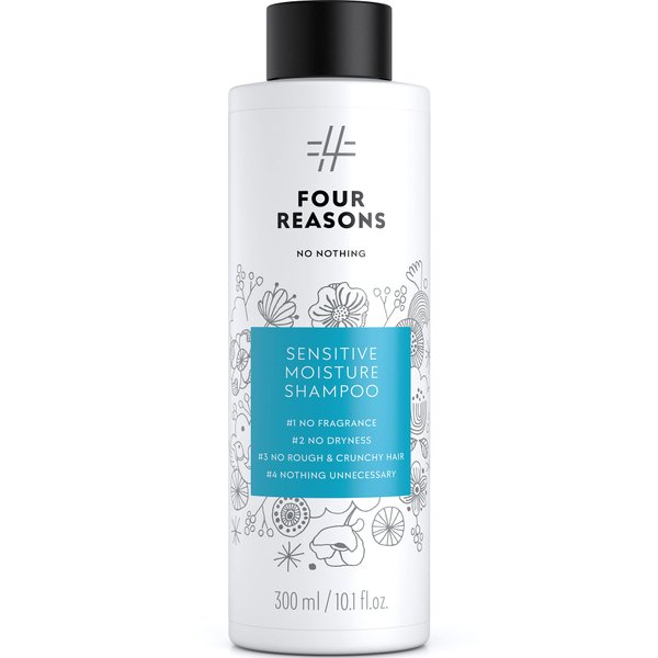 No Nothing Sensitive Moisturizing Shampoo - Fragrance Free Shampoo For Dry Hair - Hydrating Shampoo - Hypoallergenic, Vegan, Paraben Free and Clear Shampoo - Eczema Shampoo for Sensitive Scalp-10.15oz