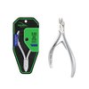 NGHIA Cuticle Nipper - D-03 JAW 14 | Stainless Steel | Durable and Sharp | Ergonomic Design | Grey Plated | Ideal for Salons and Home Use