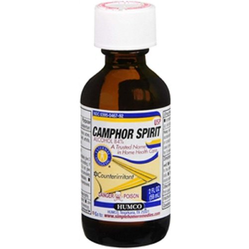 Humco Camphor Spirit USP 2 oz (Pack of 2)