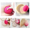 wiiAiloo 2 Pieces Makeup Sponge Makeup Blending Sponge Mushroom Powder Puff with Case and Handle for Foundation, Concealer and Powder