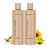 MOEHAIR Protein Infused Shampoo and Conditioner Set 12 Fl Oz | Strengtens Hair | Protein Shampoo for Dry and Damaged Hair | Nourishes, Smoothens and Reduces Frizz | Made in USA