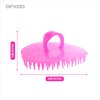 OFXDD Scalp Massager & Scrubber - Plastic Scalp Massager Hair Growth Flower-shaped - Shampoo Brush for Women & Men, Pets - Hand Hair Scrubber for Shower Dandruff, 4 Pcs