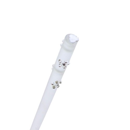 Clear Clear Hair Stick Chop Sticks with Diamond Flower