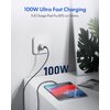 Baiwwa 100W USB C to USB C Cable [6FT 2-Pack], USB C Charger Cord Fast Charging for iPhone 16 15 Pro Max Plus, for MacBook Pro 2020, Pixel and More