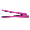 ISO Beauty Spectrum Pro Flat Iron Hair Straightener 100% Solid Ceramic 1.25" Plates, Far Infrared Technology and Adjustable Temperature 140-450F (Pink)