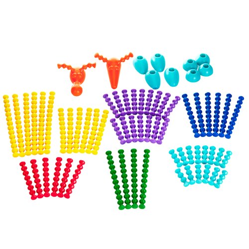 Playstix Flexible Set Construction Toy Building Blocks 68 Piece Kit