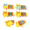Toyvian Small Musical Instruments Xylophone Toy mini percussion instrument small xylophone toy instrument award Owl Pattern: 5pcs Childrens Toy