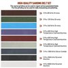 36 Pcs 1/2" x 18" Sanding Belts Set, 4 Each of 80/120/240/400/600/800/1000/2500/5000 Grits, Replacement Belts for Air/Electirc Belt Sander, for Woodworking, Plastics, Fiberglass and Metal Polishing