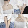 Oottati 15 Sheets Temporary Tattoo Stickers For Women Yellow White Daisy Flower Words Suit for Wrist Hand Neck