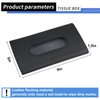 BIPROS Car Tissue Holder - Tissue Holder for Car,Car Napkin Holder,Napkin Holder for Car,Car Visor Tissue Dispenser,Leather Backseat Tissue Holder - Sun Visor Accessory.(Black, Scriptures)