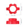 Kisangel 4Pcs Dumbbell Screw Nut Spinlock Collars Dumbbell Fixed Nut Barbell Collars Nut for Fitness Dumbbell Weight