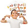 Woodland Temporary Tattoos Birthday Party Supplies Decorations 96PCS Tattoos Stickers Super Cute Fall Party Favors Kids Girls Boys Gifts Classroom School Prizes Themed Christmas