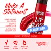 Luxurious Red Lip Gloss - Vibrant Color with Full Coverage and Shiny Finish, Moisturizing Formula Nourishes Lips - 2 Pack - by Splashes & Spills