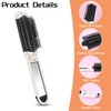 3 Pcs Folding Travel Hair Brush Foldable Mini Compact Hair Brush with Mirror For Women Collapsable Travel Size Massage Comb Travel Brushes For Hair Small Hairbrush Mini Brush For Purse Trip Gym Cream