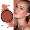 Boobeen Powder Blush Matte Blush, Highly Pigmented Beauty Cream Blush Palette for Create A Natural Cheek Flushed Look, Rich Colors (C-07)