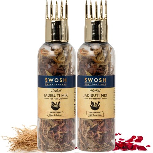 SWOSH Ayurvedic Herbal Hair Oil Mix 2 Combo Bottle with Healthy Hair Packed with Goodness of Ayur...