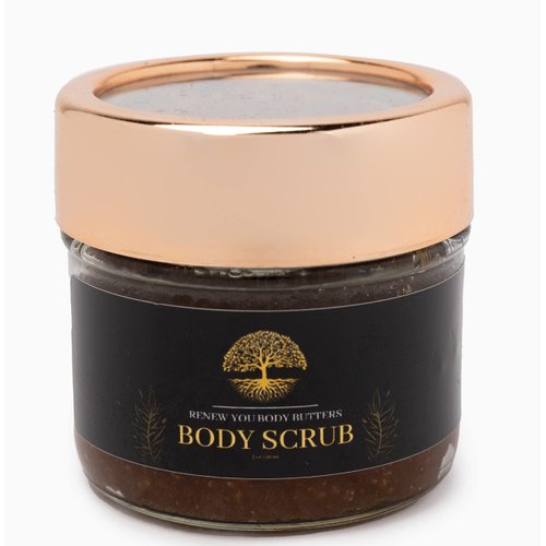 Organic Brown Sugar Body Scrub - Moisturizing and Exfoliating Body Face & Body Sugar Srubs - Moisturize & Rejuvenate Dull Dry and Sensative Skin.
