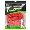 THIODOON Golf tees 2 1/8 inch Less Friction Wood Tees Training for Golfer Professional Natural Wood Golf tees Bulk 100 Count Golfing Tees
