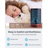 Essential Oils Diffuser,100ML Aromatherapy Diffuser,Gifts for mom,Metal Cool Mist Humidifier with 7 Colors Lights Waterless Auto Off Air Diffusers(Tree)…