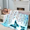 to My Daughter Gift Blanket, Daughter Birthday Gifts from Mom Dad, Gift for Daughter Graduation Wedding Valentines Day Soft Throw Blanket 50"x 60"
