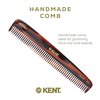 Kent R9T All Coarse Hair Detangling Comb Wide Teeth Dressing Table Comb for Thick Curly Wavy Hair. Hair Detangler Comb for Grooming Styling Hair, Beard and Mustache. Saw-Cut. Handmade in England