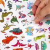 SAVITA 20 Sheets Kids Temporary Tattoos, Luminous Dinosaur Tattoo Stickers Waterproof Cartoon Fake Tattoos for Kids Toddlers Boys Dinosaur Birthday Party Favors Supplies