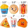 ArtCreativity Fast Food Squeeze Toys for Kids, Set of 6, Super Soft Slow Rising Stress Relief Toys in 6 Cute Designs, Squeezable Birthday Party Favors and Goodie Bag Fillers
