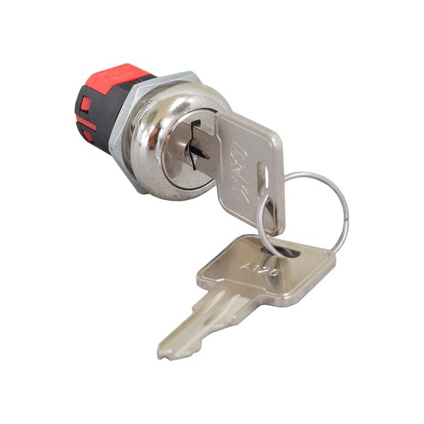 AlveyTech 3-Prong Key Switch with Pre-Cut Keys - Replacement for Amigo, Go-Go, Mega-Motion, PaceSaver, Pride, Rascal, Mobility Scooter, Power Chair, Folding Medical E-Scooter, Electric Wheel Chairs