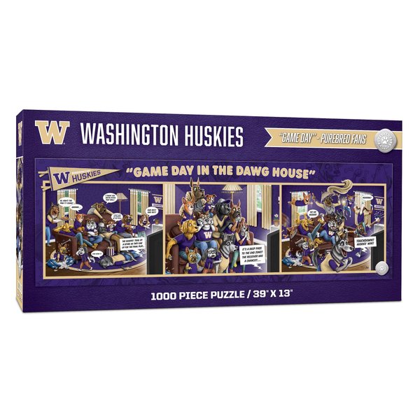 YouTheFan NCAA Washington Huskies Game Day in The Dog House 1000pc Puzzle