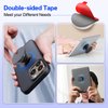 10 Pcs 3M Sticky Pads for Pops Socket Base: 1.38" Round Strong Adhesive Replacement Double Sided Tape for iPhone Popgrips, Cell Phone Grip & Ring Holder, Very High Bond VHB Circle Sticker 35mm