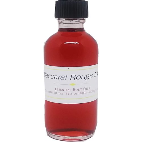 TCEShop Bakarat Rouge 540 - Type MFK Scented Body Oil Fragrance [Regular Cap - Red - 2 oz.] - ID#32092