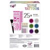 Fashion Angels Design Your Own Glitter Tattoos - 6 Pots of Body Glitter, 1 Soft Makeup Brush, 1 Double-Sided Sticker Sheet, Adhesive Gems and Studs - Easy to Remove - Ages 8 and Up