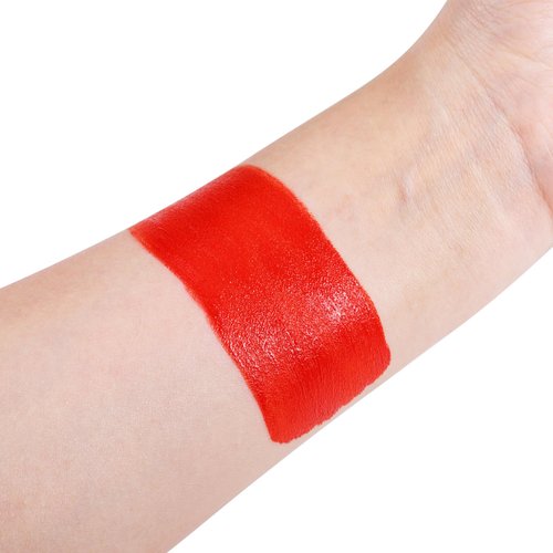 CCbeauty Red Face Paint, Cream Face Painting Kit, Professional Water Based Body Paint, Full Coverage Foundation Makeup, Halloween SFX Makeup For Clown Joker Mime Devil Spider Pennywise Vampire Costume