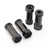Rchobbytop Pack of 4 Aluminum 12mm Wheel Hub Hex Adapters 30mm Extension Offset Upgrade Parts for Traxxas Slash 4x4 HQ 727 1/10 RC Short Course Truck, Black
