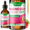 Magnesium Glycinate and Citrate Liquid for Women: 1250mg Magnesium, Vitamin B6, D3, K2, & L-Theanine for Muscle Relaxation, Sleep Support & Overall Wellness of Women and Men (2 Fl Oz (Pack of 1))