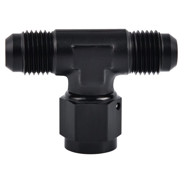 EVIL ENERGY 4AN Male Tee Fitting Adapter with AN4 Female Swivel on Side Black