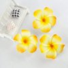 4Pcs White Hawaiian Plumeria Flower Hairpins Women Hawaiian Hawaii Bohemia Style Plumeria Foam Flower Hair Clips Hair Barrette Hairpin For Bridal Wedding Party Beach Holiday Clips