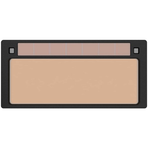 Tefuawe 2x4 1/4 Gold Welding Lens, Fixed Shade 10.5, Tig Rating 5 Amps, Thickness 0.19", HD Automatic Welding Lens for Pipeliner Welding Hood Parts