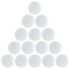 100 Pcs Microdermabrasion Cotton Filters Replacement 10 mm Dia Microdermabrasion Filters Facial Vacuum Filters Accesories Sponge Filter for Comedo Suction Microdermabrasion, White